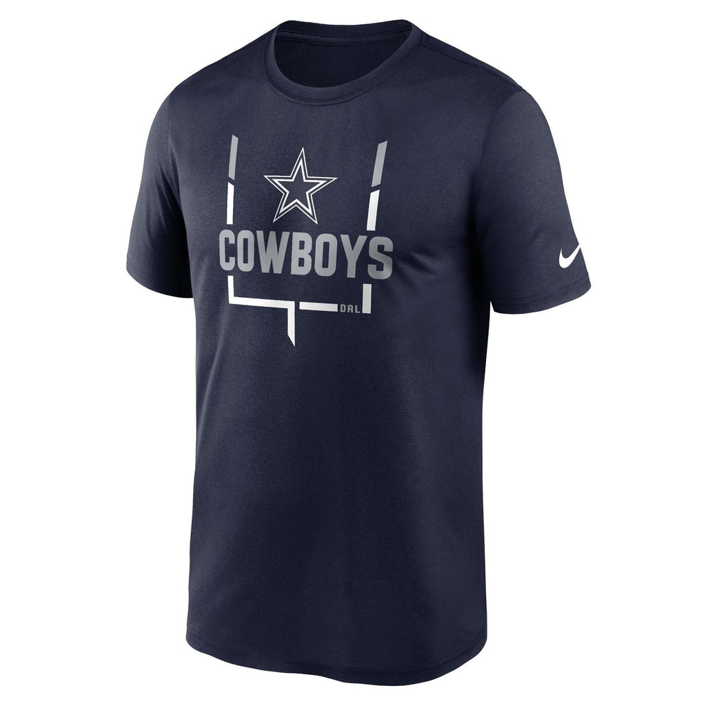 Nike Men's Dallas Cowboys Legend Logo Grey T-Shirt - Each