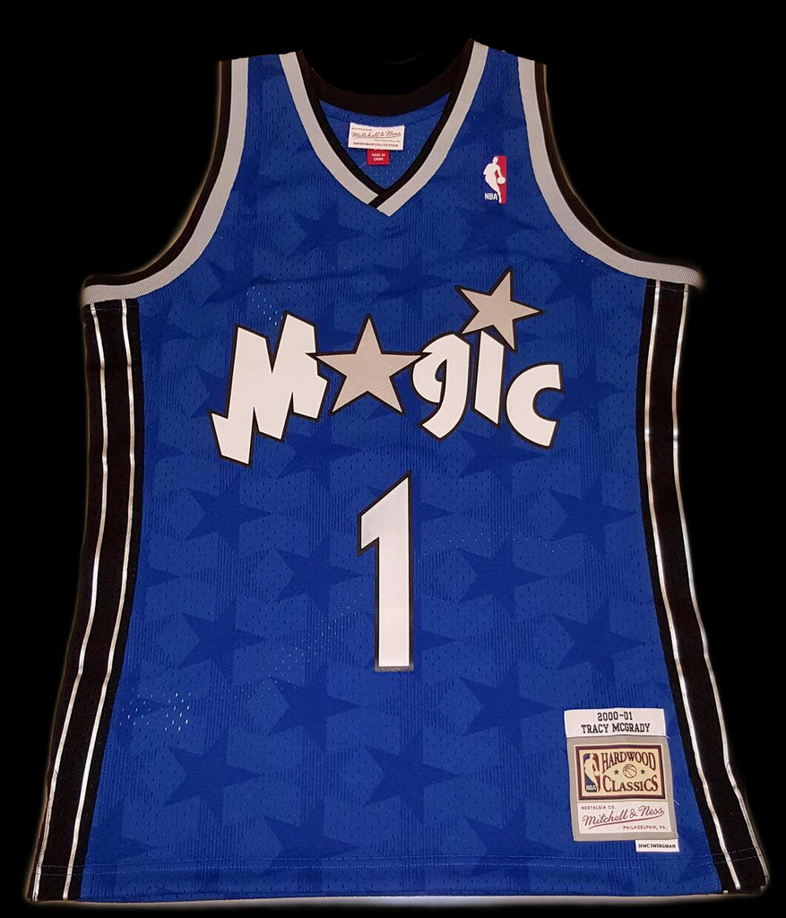 Mitchell & Ness NBA Men's Orlando Magic Tracy McGrady 2000-01 Hardwood Classics Swingman Road Jersey