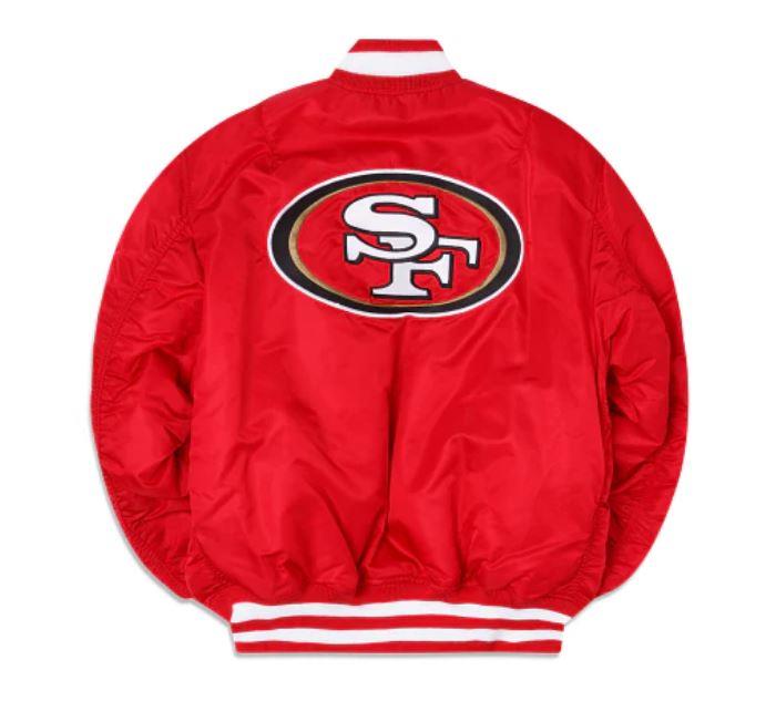 Mitchell & Ness Nfl San Francisco 49ers Satin Jacket in Black for Men