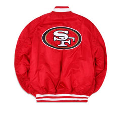 New Era NFL Men's San Francisco 49ers Reversible Alpha Industries MA-1 –  Sportzzone