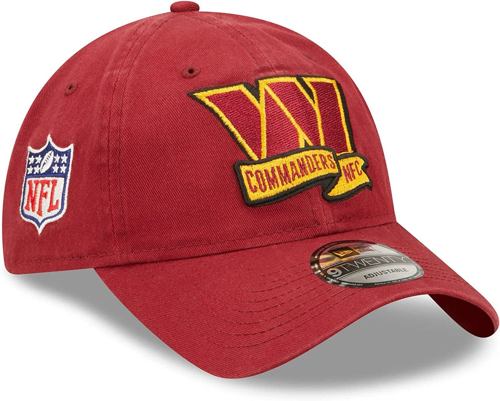 New Era NFL Men's Washington Commanders NFL Sideline Home 2022 9TWENTY Adjustable Hat Burgundy