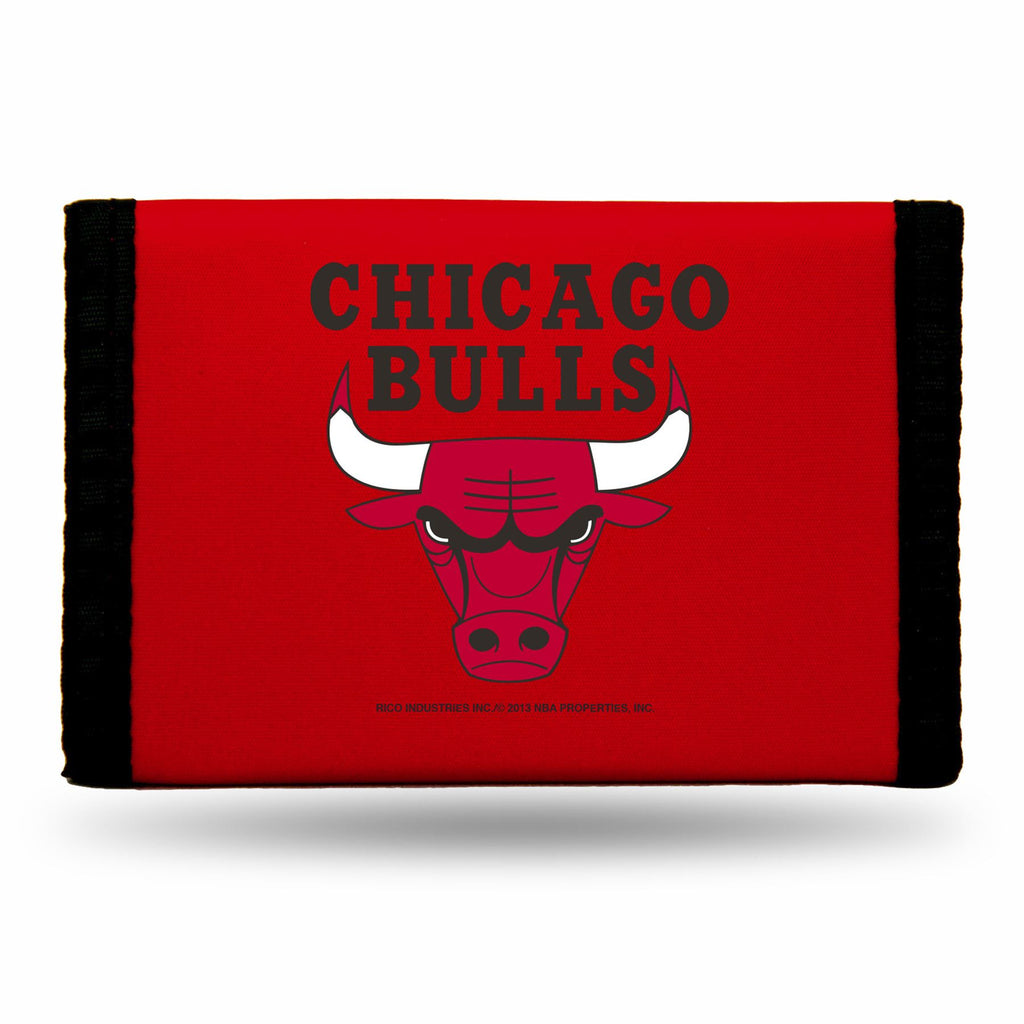 Rico NBA Chicago Bulls Nylon Trifold Wallet