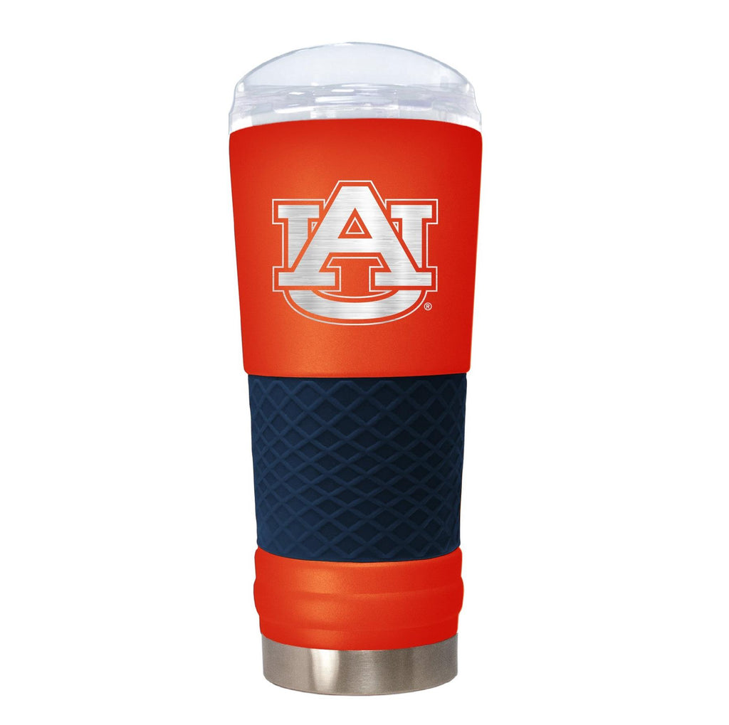 Great American Products NCAA Auburn Tigers Powder Coated Draft Tumbler 24oz Orange