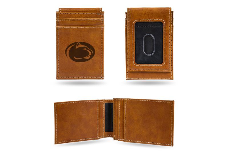 Rico NCAA Penn State Nittany Lions Laser Engraved Front Pocket Wallet
