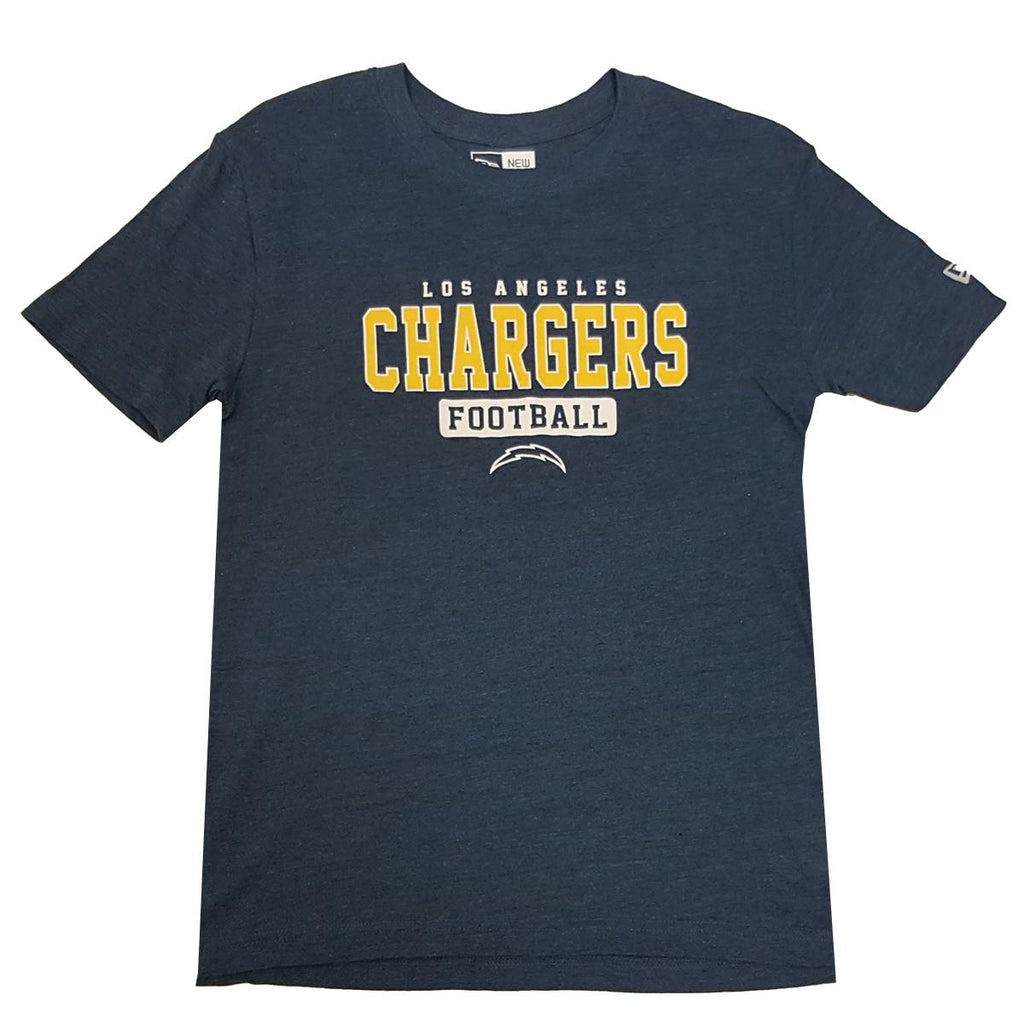 New Era NFL Men’s Los Angeles Chargers Word Flex Tri-Blend T-Shirt