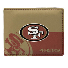 Little Earth NFL Unisex San Francisco 49ers Bi-Fold Wallet Red/Gold One Size