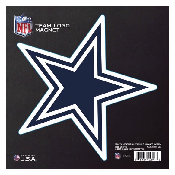 Fanmats NFL Dallas Cowboys Large Team Logo Magnet 10"