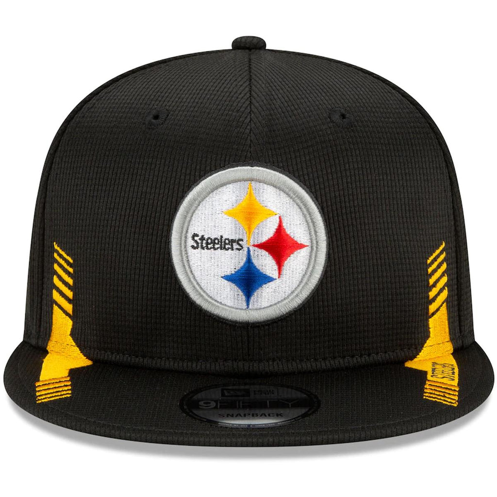 New Era NFL Men's Pittsburgh Steelers NFL Sideline Home 2021 9FIFTY Adjustable Snapback Hat