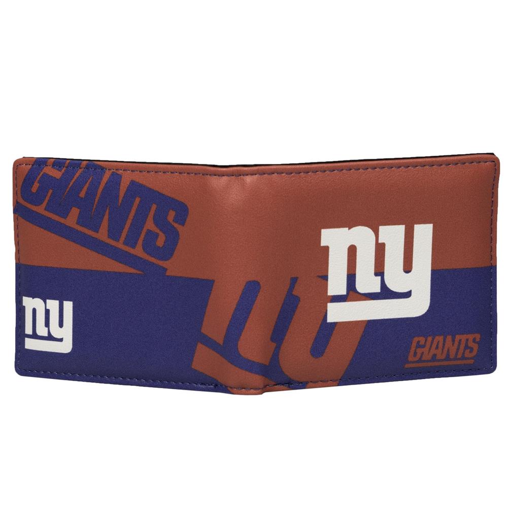 Little Earth NFL Unisex New York Giants Bi-Fold Wallet Red/Blue One Size