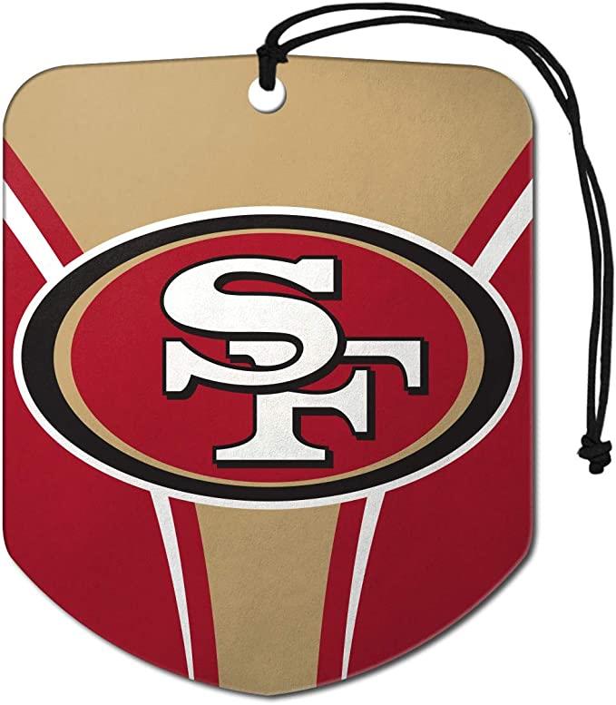 Fanmats NFL San Francisco 49ers Shield Design Air Freshener 2-Pack