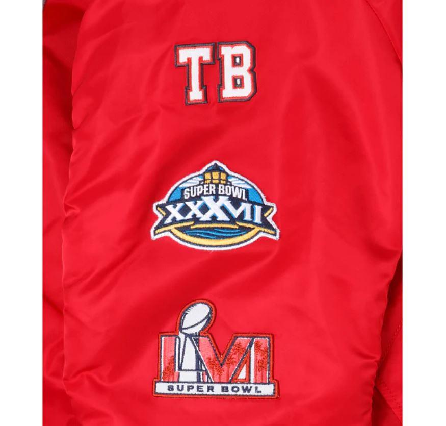 New Era NFL Men's Tampa Bay Buccaneers Reversible Alpha Industries MA-1 Bomber Jacket