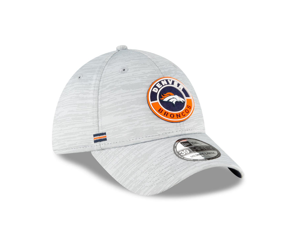 Denver Broncos New Era 2020 NFL Sideline Official 39THIRTY Flex Hat - Gray