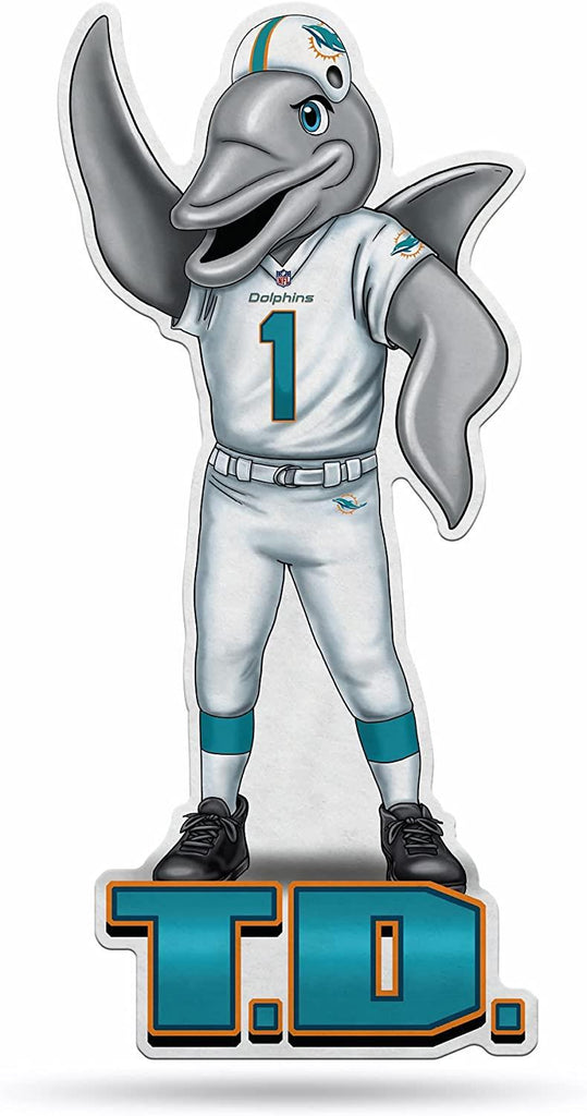 Carolina Panthers Pennant Shape Cut Mascot Design