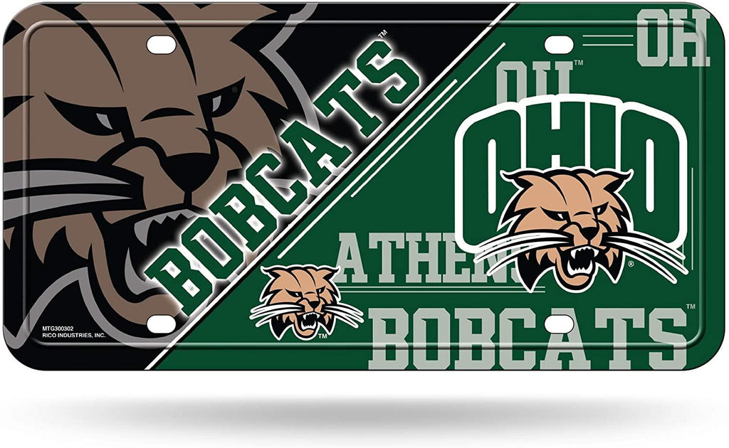 Rico NCAA Ohio University Bobcats Auto Metal Tag Car License Plate MTG