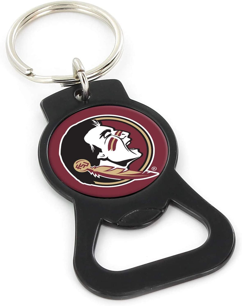 Aminco NCAA Florida State Seminoles Bottle Opener Keychain Black