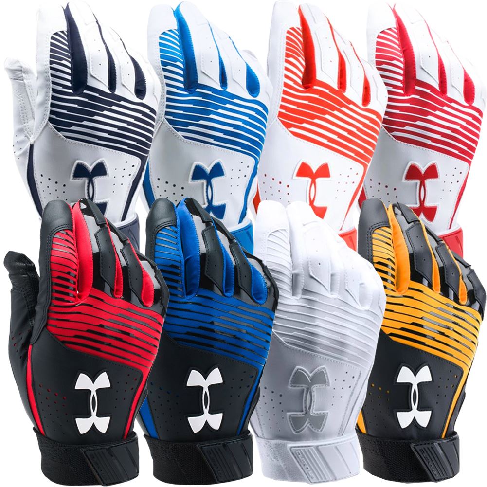 UNDER ARMOUR CLEAN UP BATTING GLOVES LG