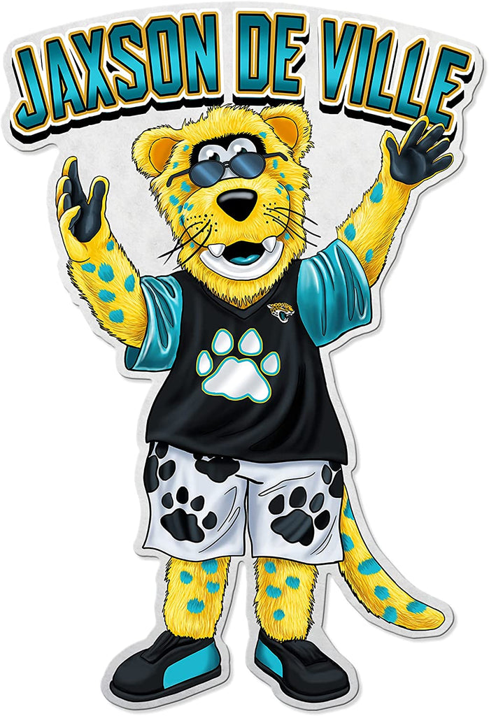 Rico NFL Jacksonville Jaguars Shape Cut Mascot Logo Pennant