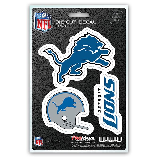 Detroit Lions Team Slogan Decal