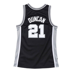 Mitchell & Ness NBA Men's San Antonio Spurs Tim Duncan 1998-99 Hardwood Classics Swingman Road Jersey