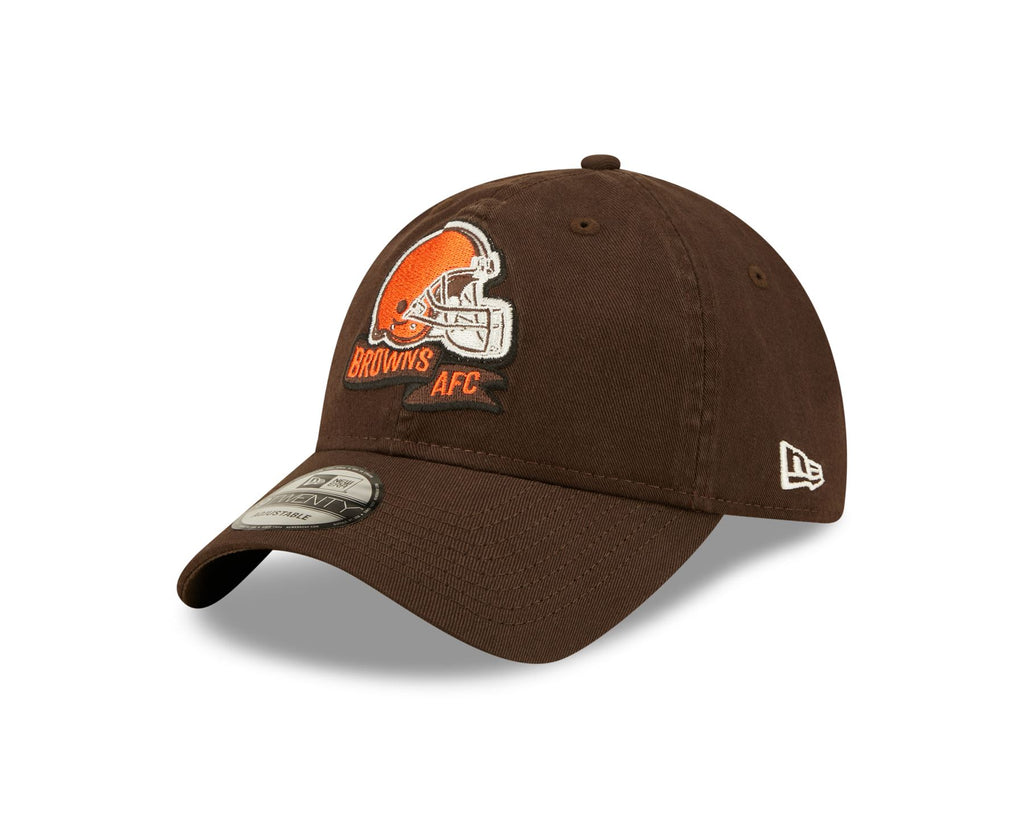 New Era Brown Cleveland Browns OTC 2022 Sideline 9TWENTY Adjustable Hat