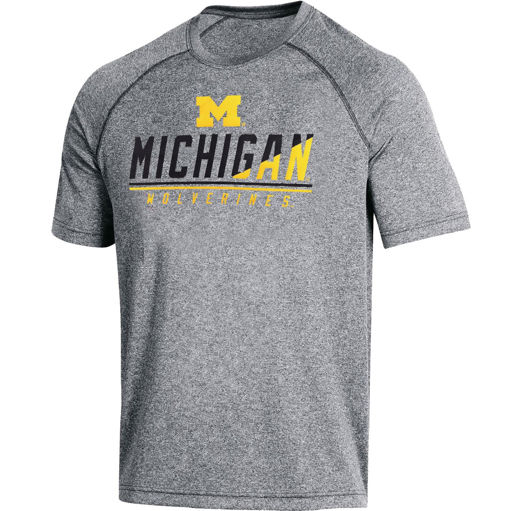Champion NCAA Men’s Michigan Wolverines 2-Tone Split Wordmark T-Shirt