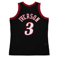 Mitchell & Ness NBA Men's Philadelphia 76ers Allen Iverson 1997-98 Hardwood Classics Swingman Road Jersey