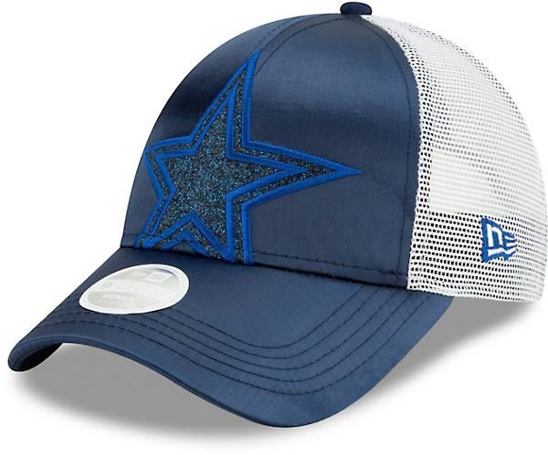 New Era NFL Women's Dallas Cowboys Radiant Trucker Adjustable 9Forty Hat Navy