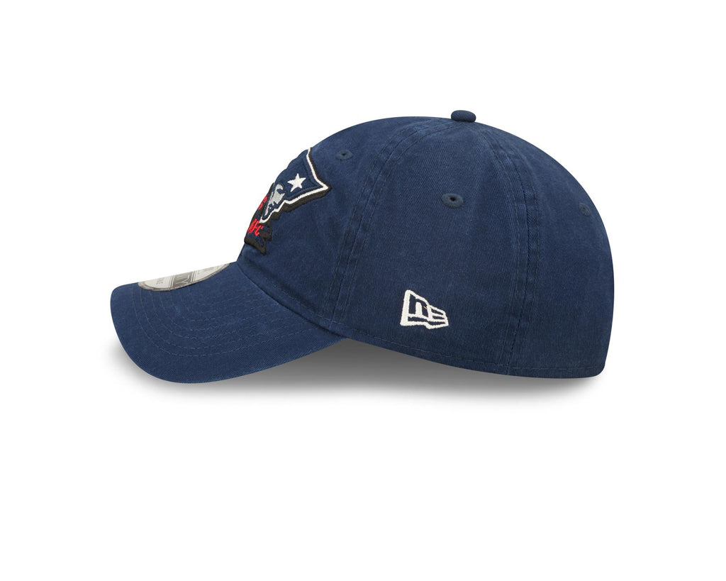 New Era NFL Men's New England Patriots NFL Sideline Home 2022 9TWENTY Adjustable Hat Navy