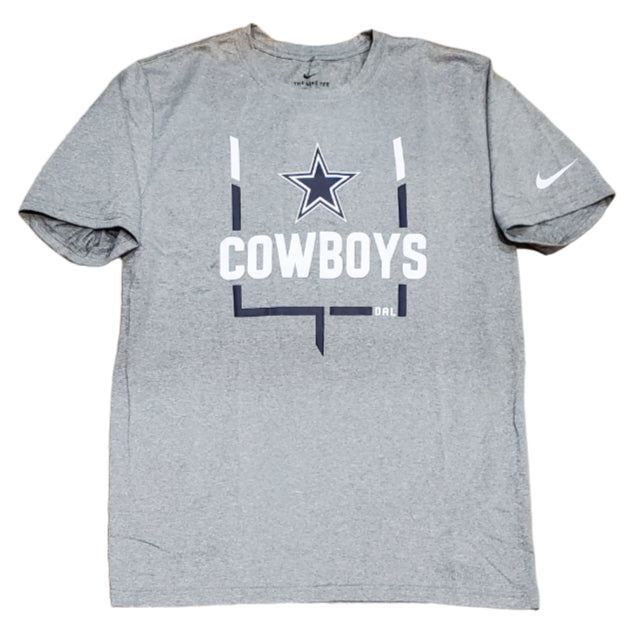 Men's Dallas Cowboys Wordmark Legend Grey T-Shirt