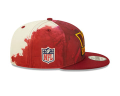 New Era NFL Men's Washington Commanders Ink 9FIFTY Adjustable Snapback Hat Burgundy OSFM