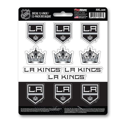 Fanmats NHL Los Angeles Kings Mini Decals 12-Pack