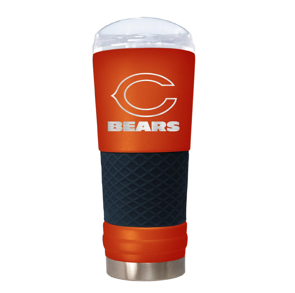 Great American Products NFL Chicago Bears Powder Coated Draft Tumbler 24oz Orange