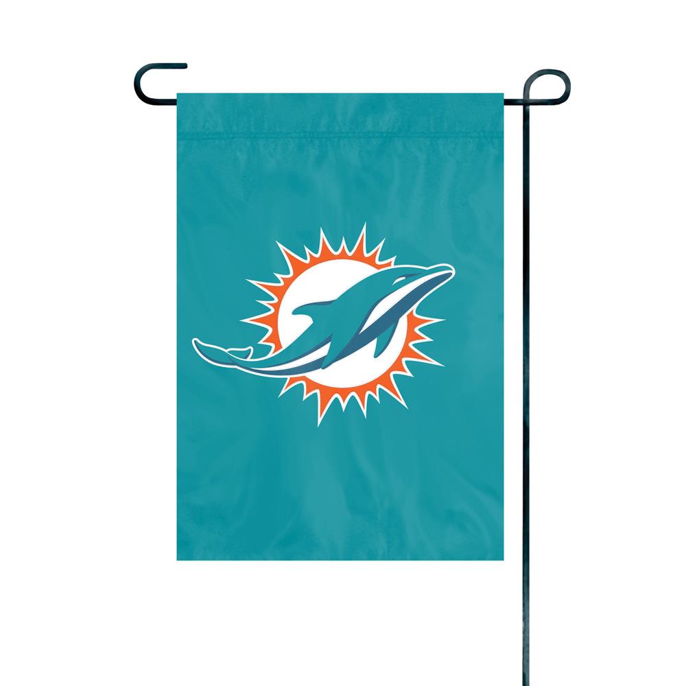 Party Animal NFL Miami Dolphins Garden Flag Full Size 18x12.5