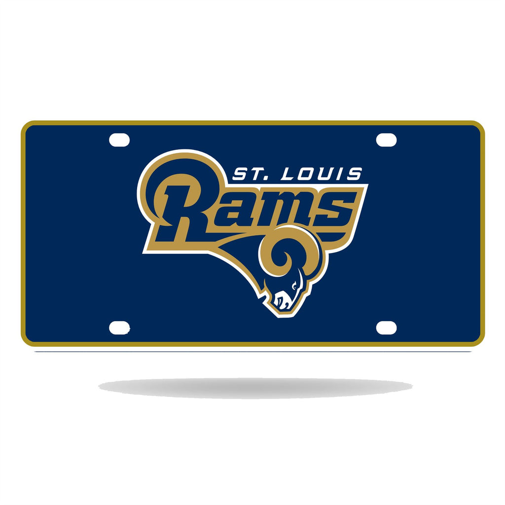 Rico NFL St Louis Rams Auto Metal Tag Car License Plate MTG
