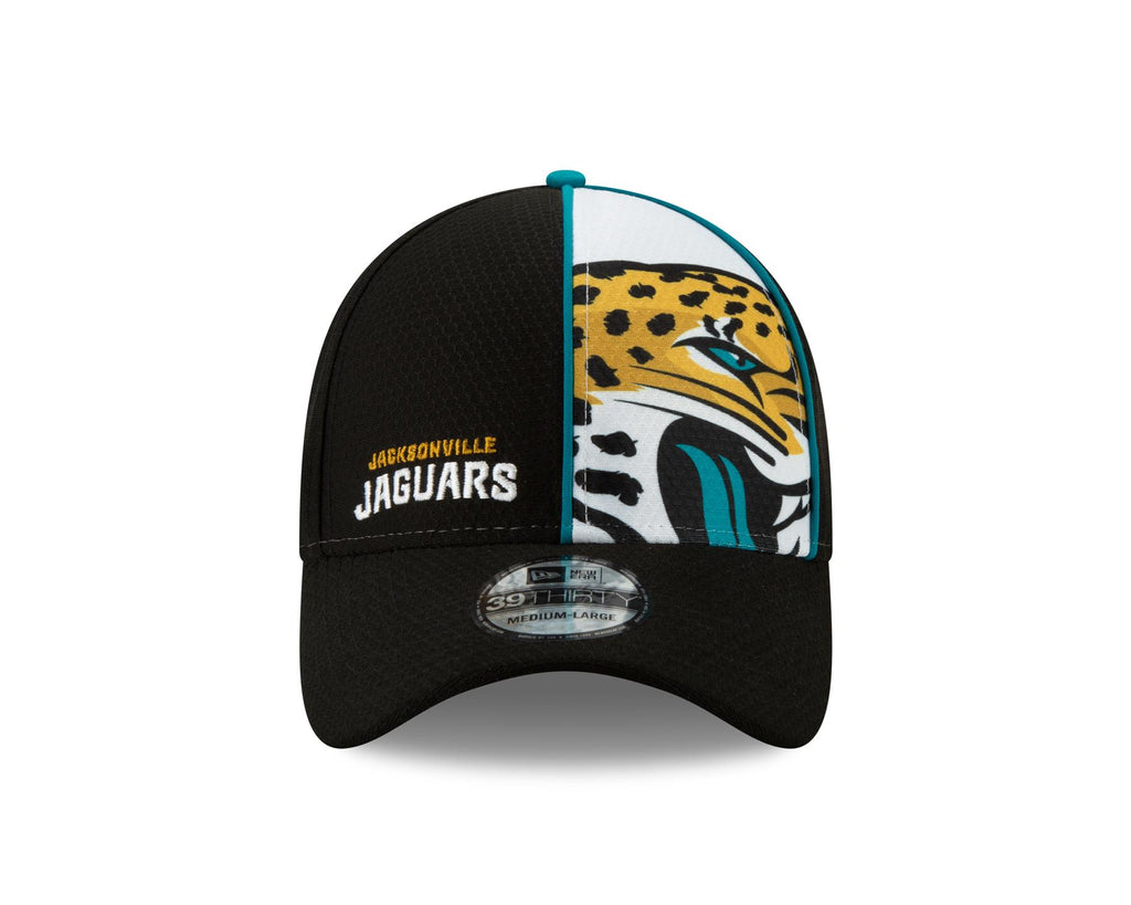 New Era NFL Men's Jacksonville Jaguars Panel 39THIRTY Hat Black