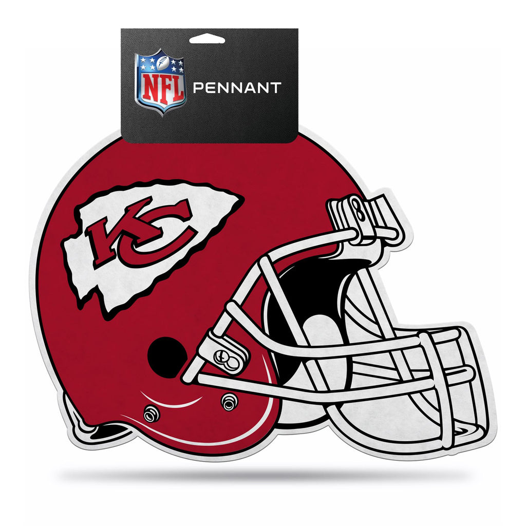 Rico NFL Kansas City Cheifs Die-Cut Helmet Pennant