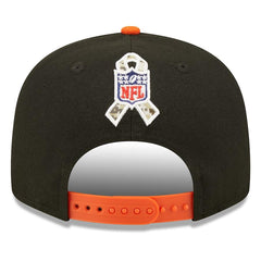 New Era NFL Men's Cincinnati Bengals 2022 Salute To Service 9FIFTY Snapback Hat Black/Orange One Size