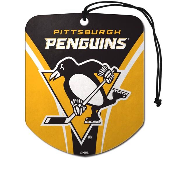 Fanmats NHL Pittsburgh Penguins Shield Design Air Freshener 2-Pack