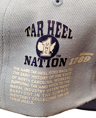 Mitchell & Ness NCAA Men's North Carolina Tar Heels Team Origins HWC Snapback Adjustable Hat Blue/Navy