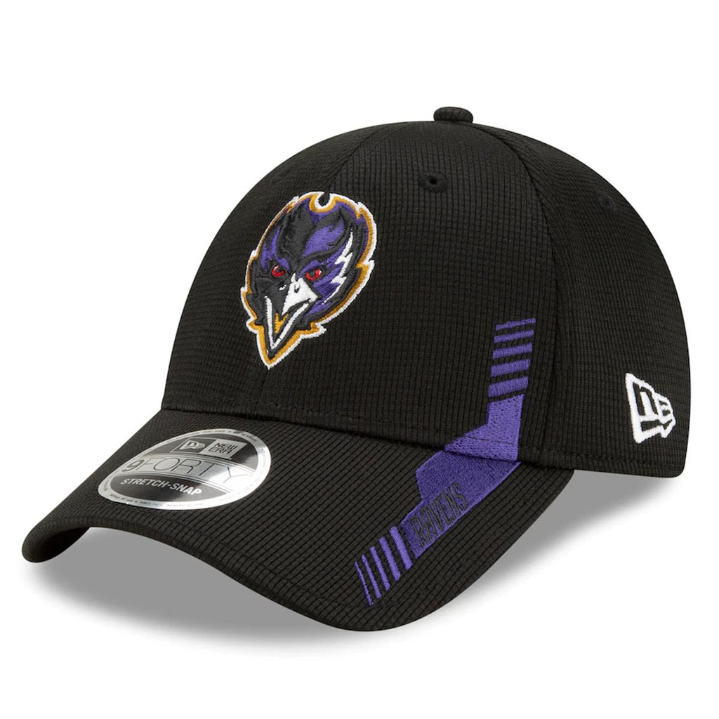 New Era NFL Men's Baltimore Ravens NFL Sideline Home 9FORTY Adjustable Stretch-Snap Hat