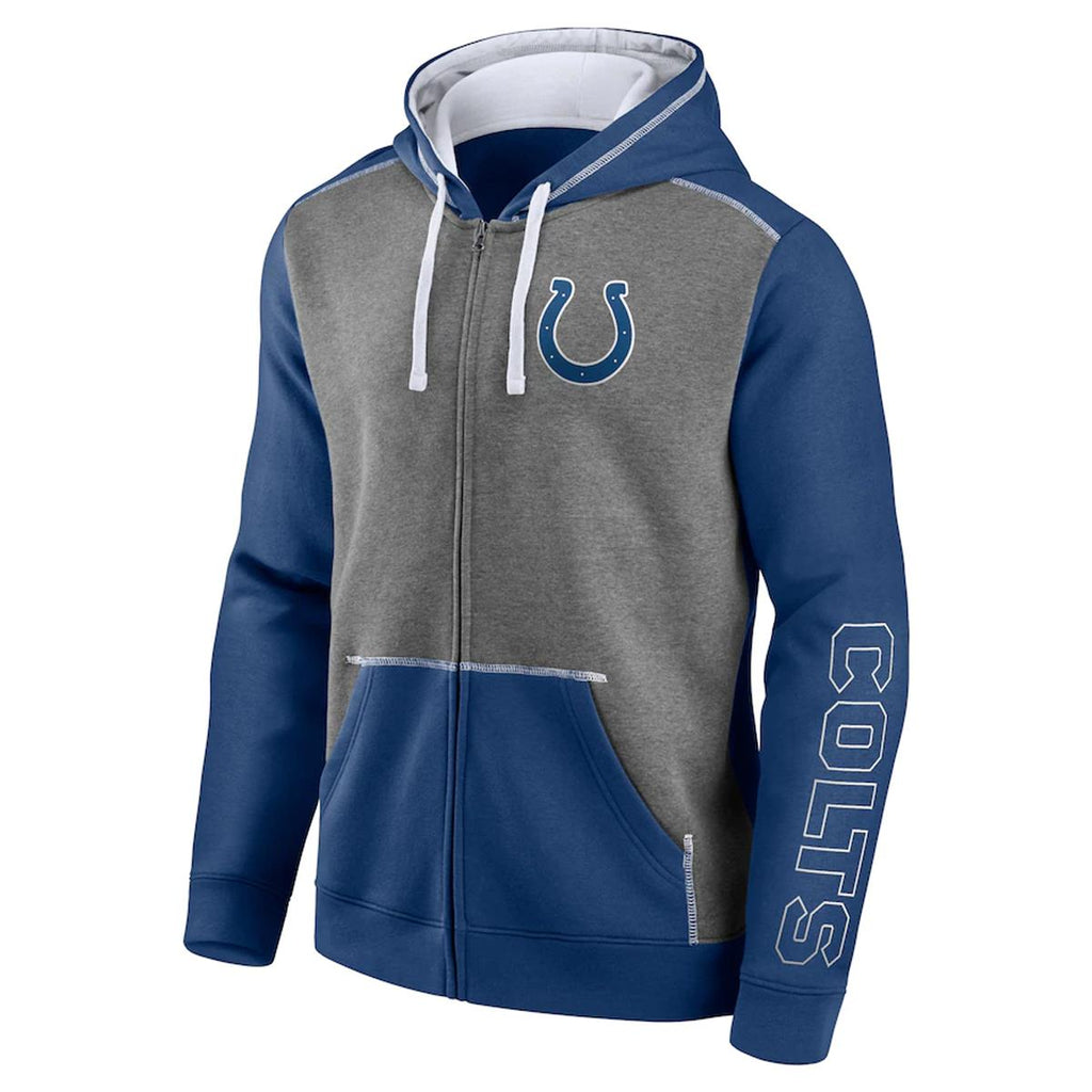 NFL Men's Indianapolis Colts Expansion Fleece Full Zip Hoodie