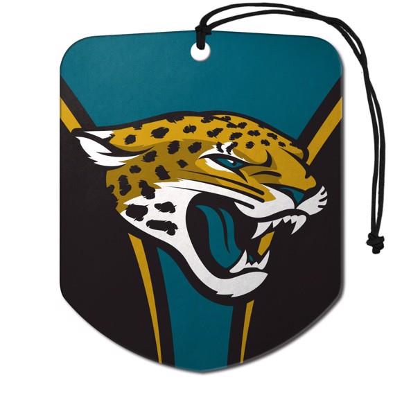 Fanmats NFL Jacksonville Jaguars Shield Design Air Freshener 2-Pack