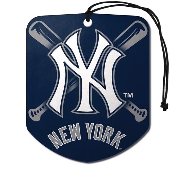 Fanmats MLB New York Yankees Shield Design Air Freshener 2-Pack