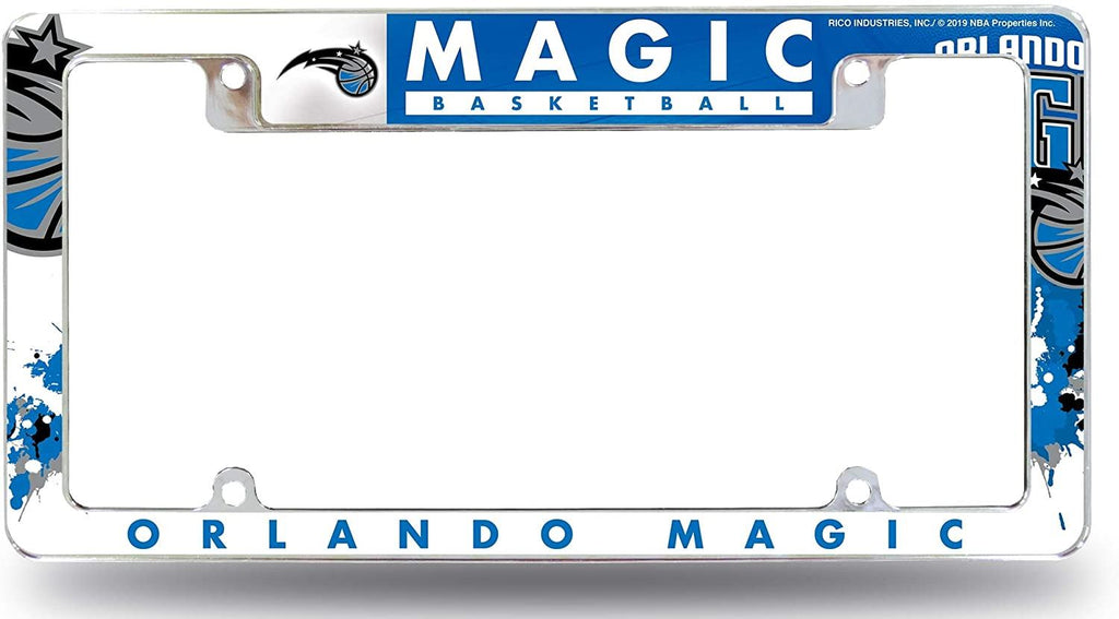 Rico NBA Orlando Magic Auto Tag All Over Chrome Frame AFC