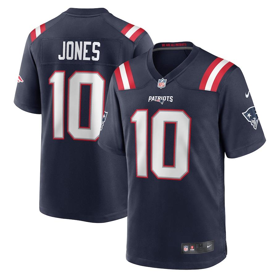 Nike NFL Men’s #10 Mac Jones New England Patriots Game Player Jersey
