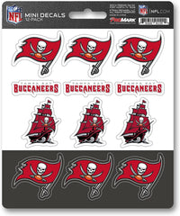 Fanmats NFL Tampa Bay Buccaneers Mini Decals 12-Pack