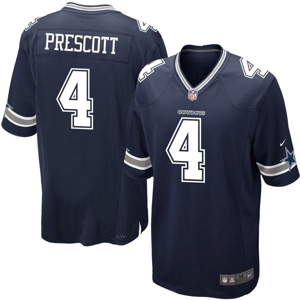 Youth Nike Dak Prescott White Dallas Cowboys Game Jersey