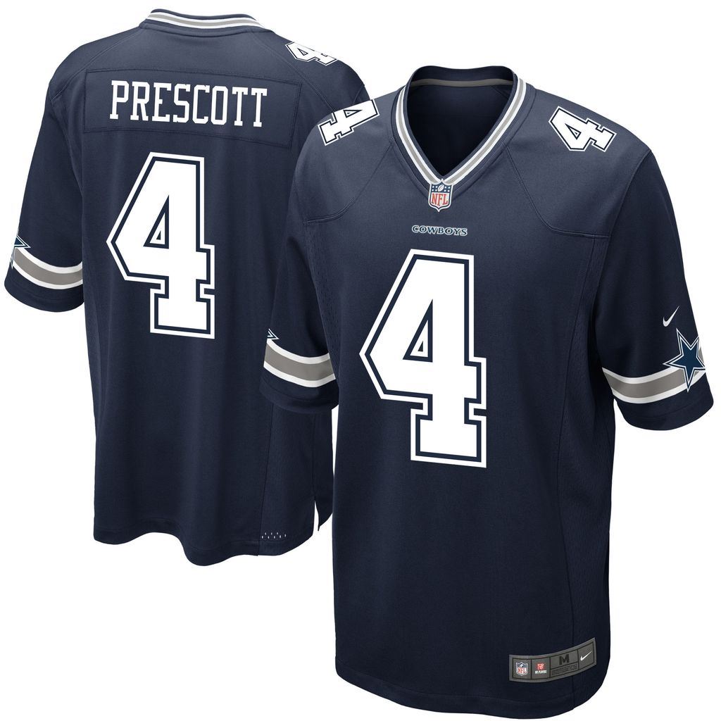 Nike NFL Men's #4 Dak Prescott Dallas Cowboys Game Jersey