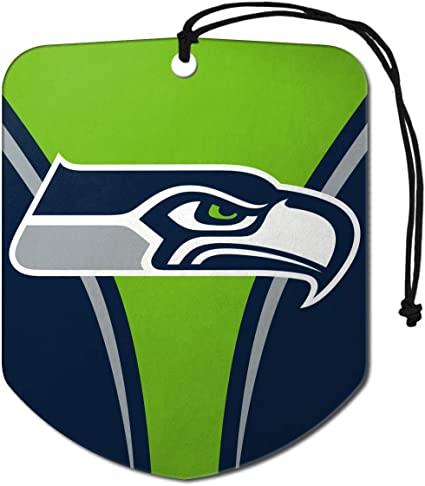 Fanmats NFL Seattle Seahawks Shield Design Air Freshener 2-Pack