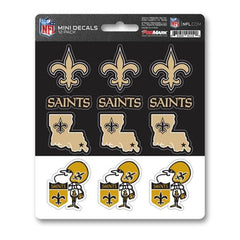 Fanmats NFL New Orleans Saints Mini Decals 12-Pack